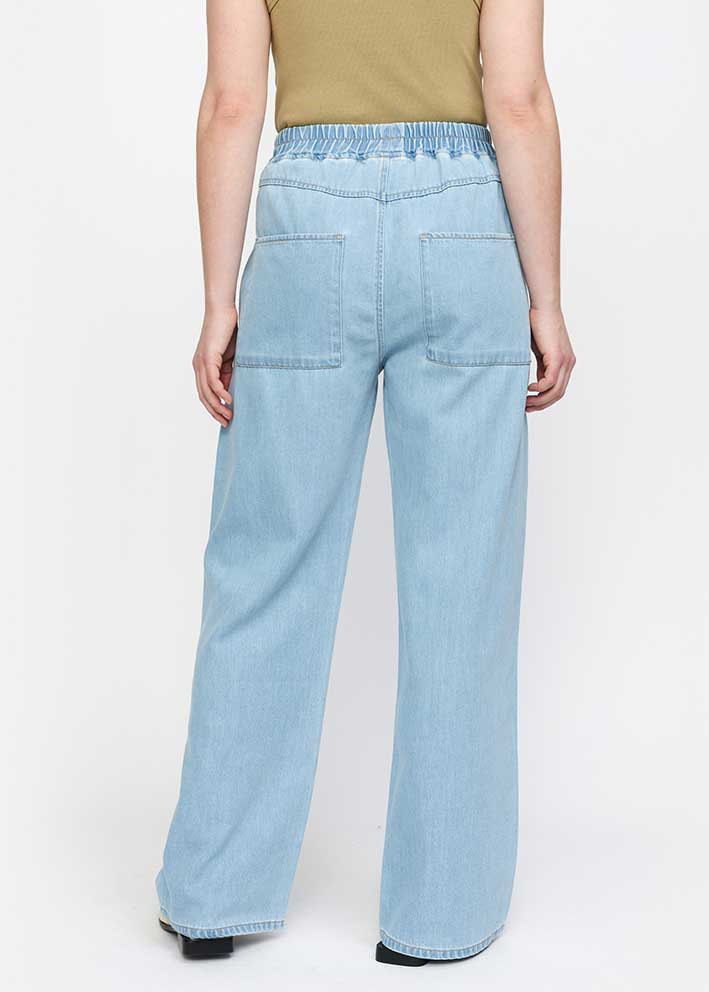 Soft Rebels Emila Bukser SR324-802 Light blue wash