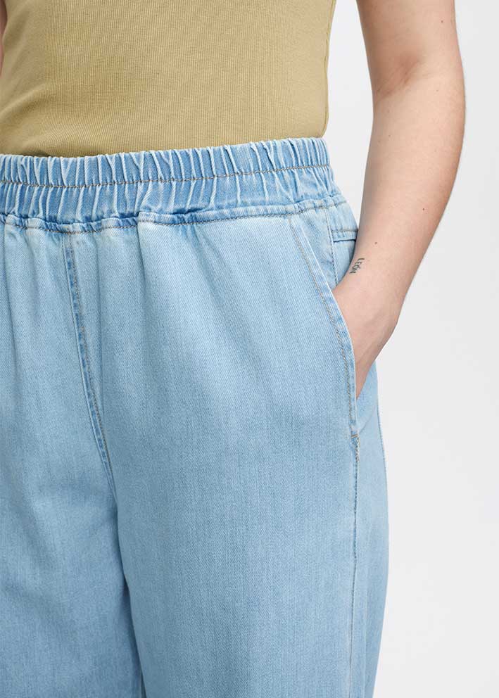 Soft Rebels Emila Bukser SR324-802 Light blue wash