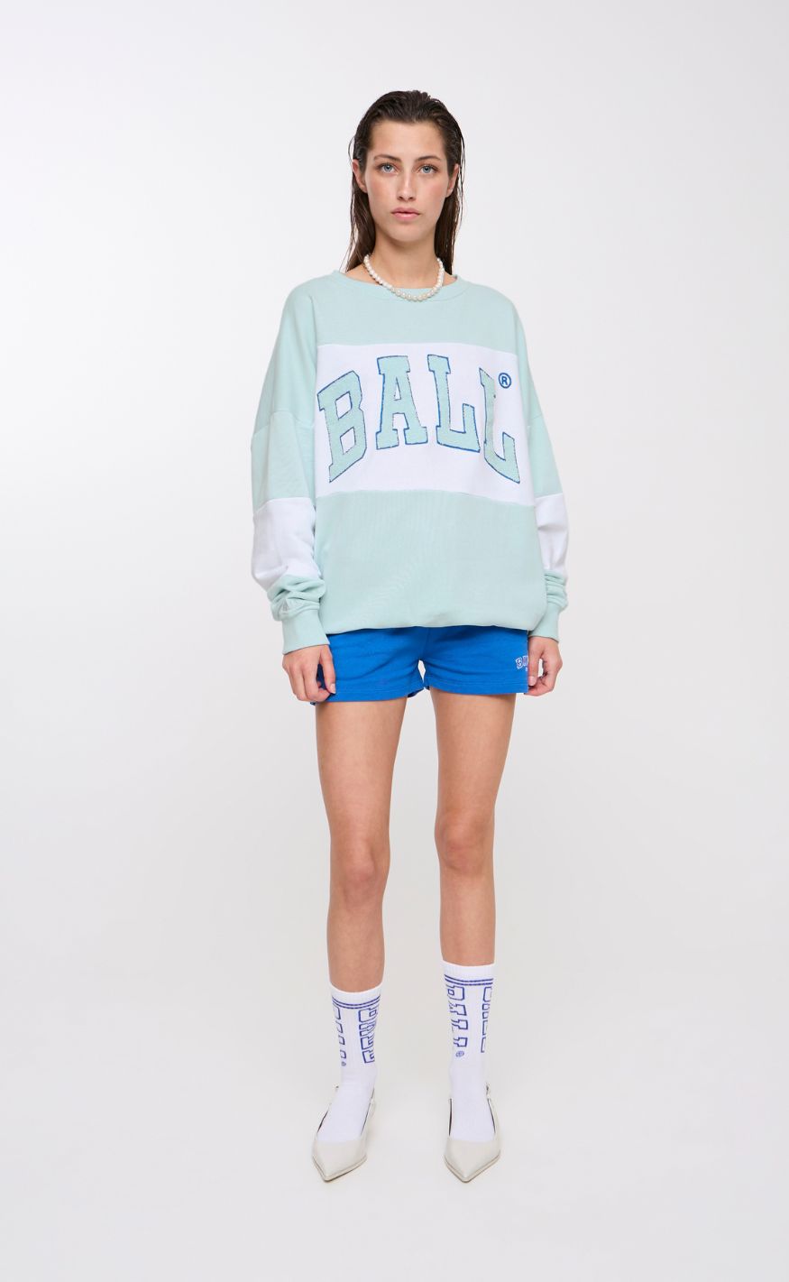 BALL Original Sweatshirt - O. Zidney - Ice Water Hot på udsalg
