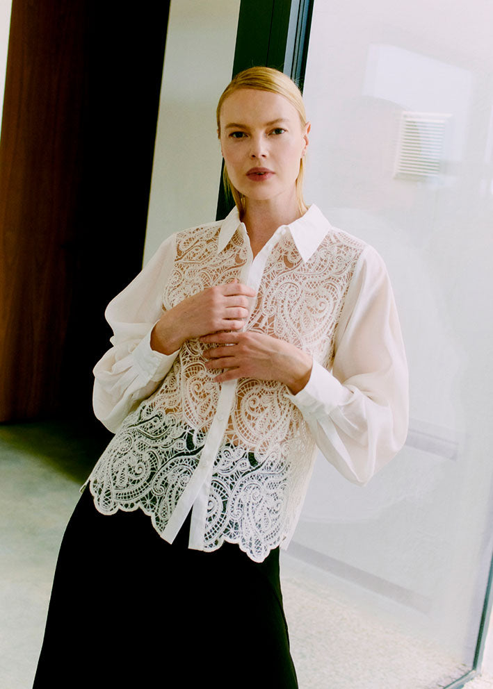Copenhagen Muse Shirley Skjorte - Jet Stream Levere
