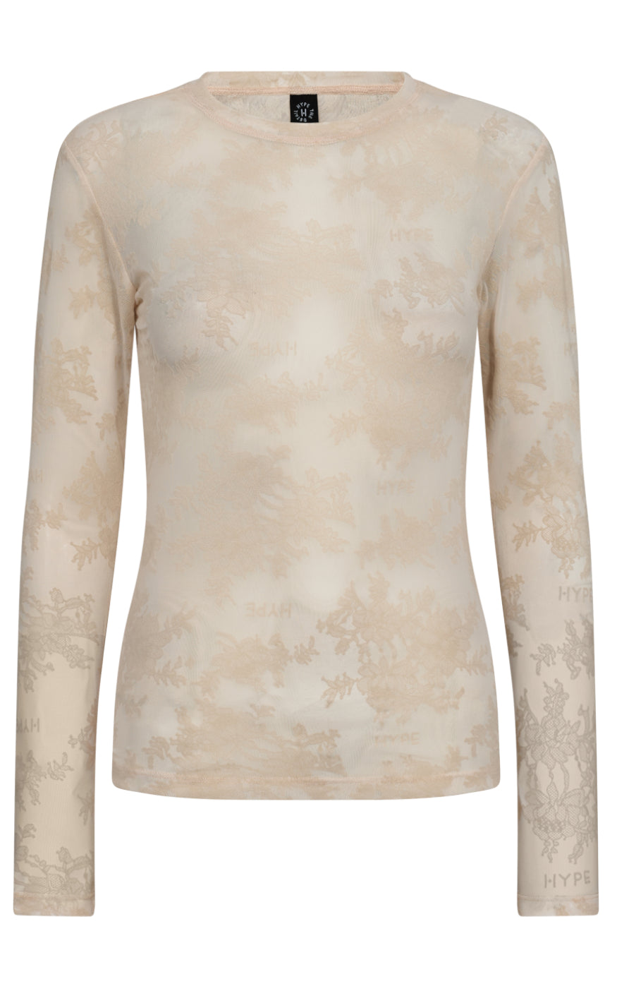 Hype The Detail Bluse - 14 - Ivory på udsalg