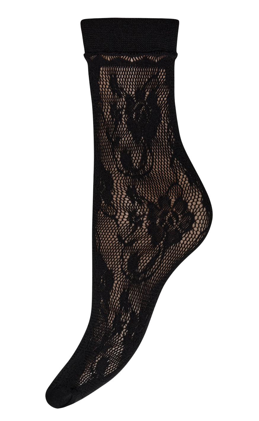 Hype The Detail Strømper - Lace 21226 - Black Udsalg