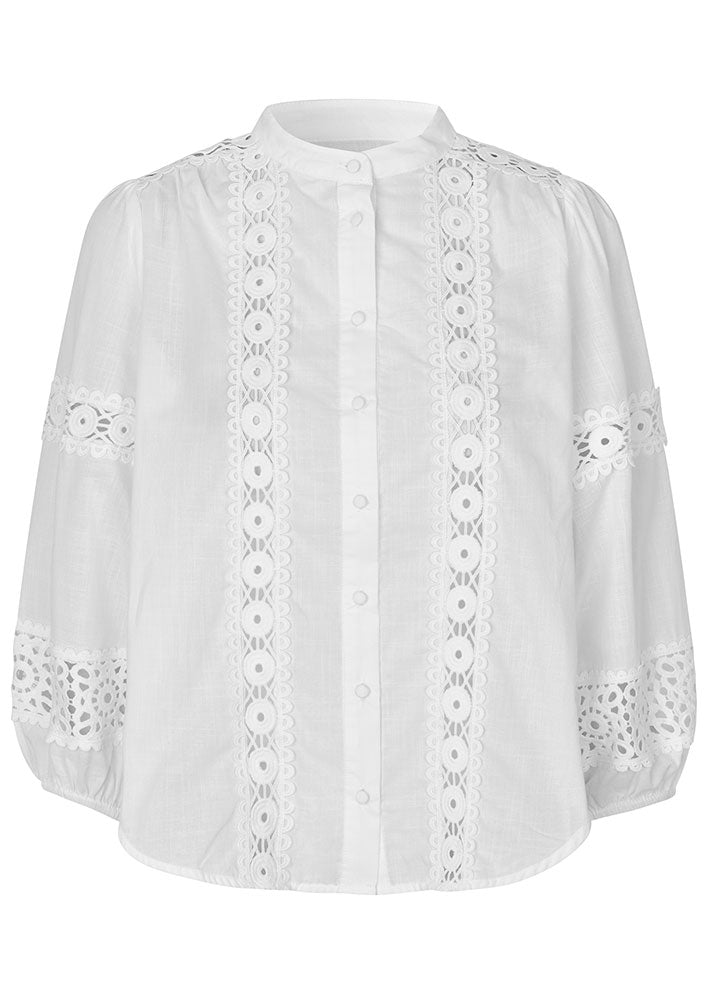 Lollys Laundry June Blonde Skjorte - White