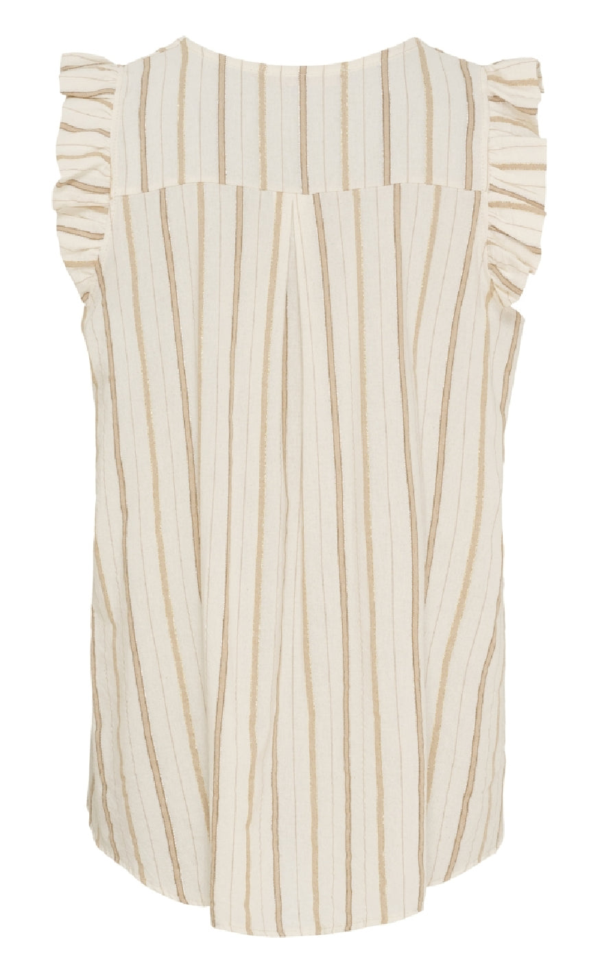 Marta Du Chateau Top - Angelica - Brown Online salg