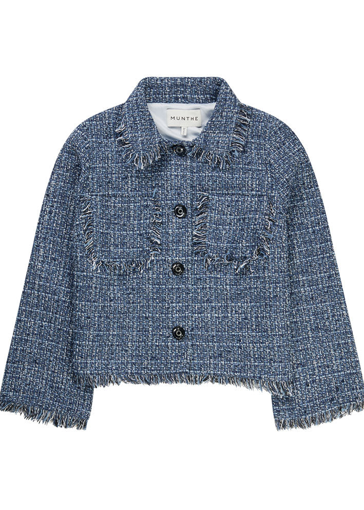 Munthe Lugarzo Jakke - Indigo Rabat