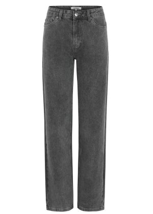 Soft Rebels Willa Midwaist Wide Jeans SR225-803 Light Gray Online Hot Salg