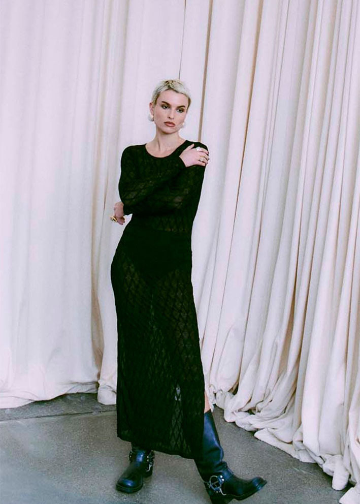 Copenhagen Muse Hany Kjole - Black