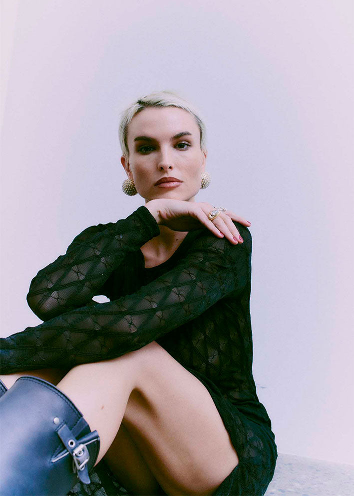 Copenhagen Muse Hany Kjole - Black