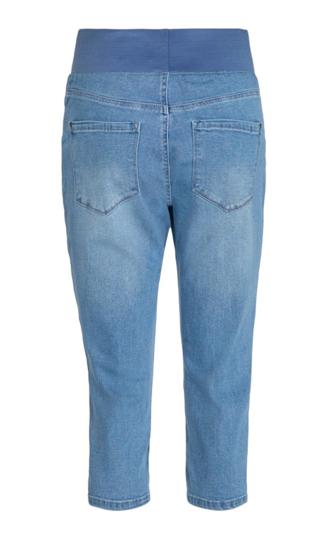 Freequent Bukser - Shantal Ca Denim - Light Blue Denim