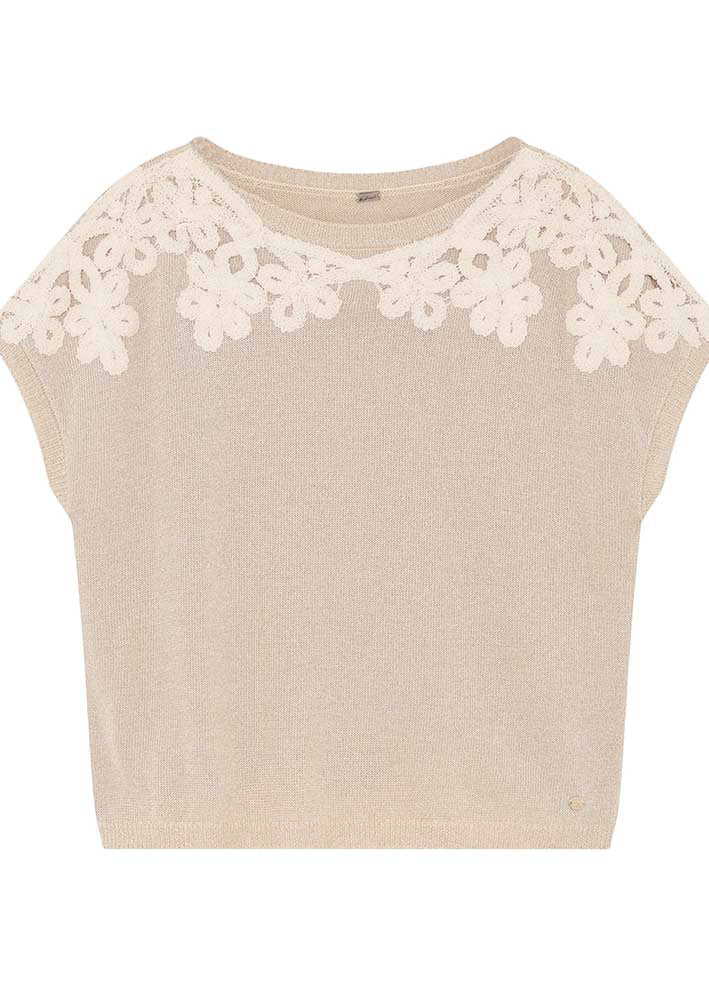 Gustav Odessa knit top 57405 Cream