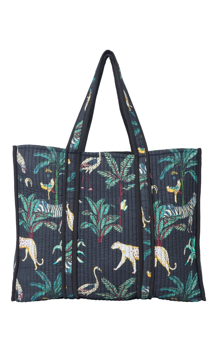 Lollys Laundry Taske - Zelkova - Washed Black Online