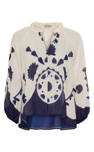 Marta Du Chateau Skjorte - Clary - Blue Udsalg