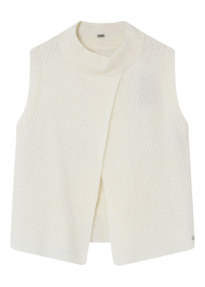 Gustav Connie knit vest 55411 Off White