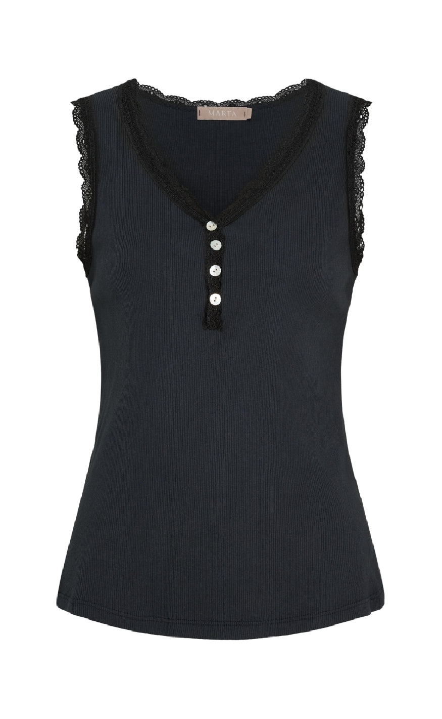 Marta Du Chateau Top - Gaia - Black