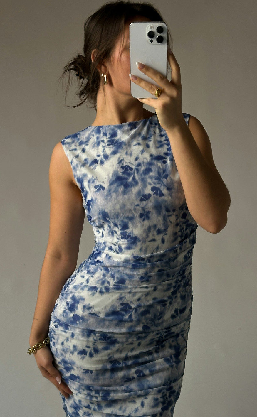 Neo Noir Kjole - Corilina - Light Blue