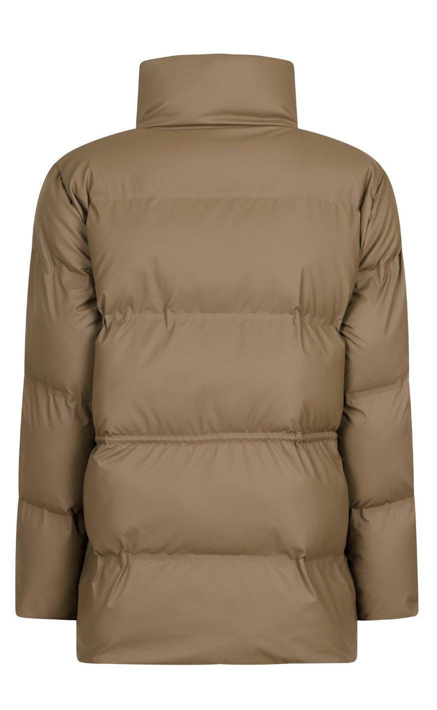 Neo Noir Puffer Jakke - Mayra - Dark Taupe