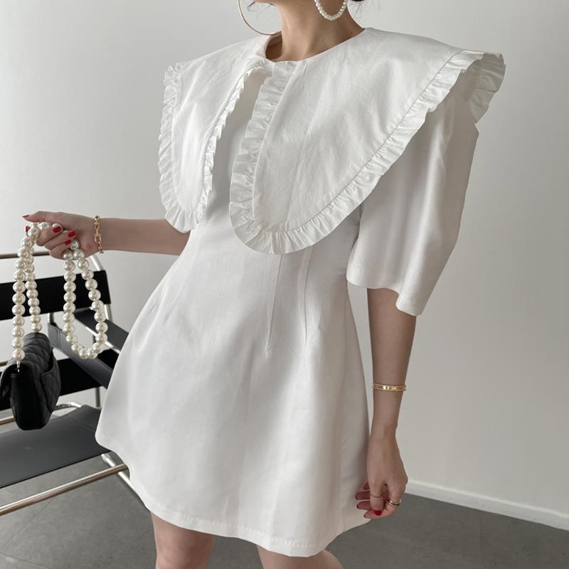 Puff Sleeve Mini Kjole