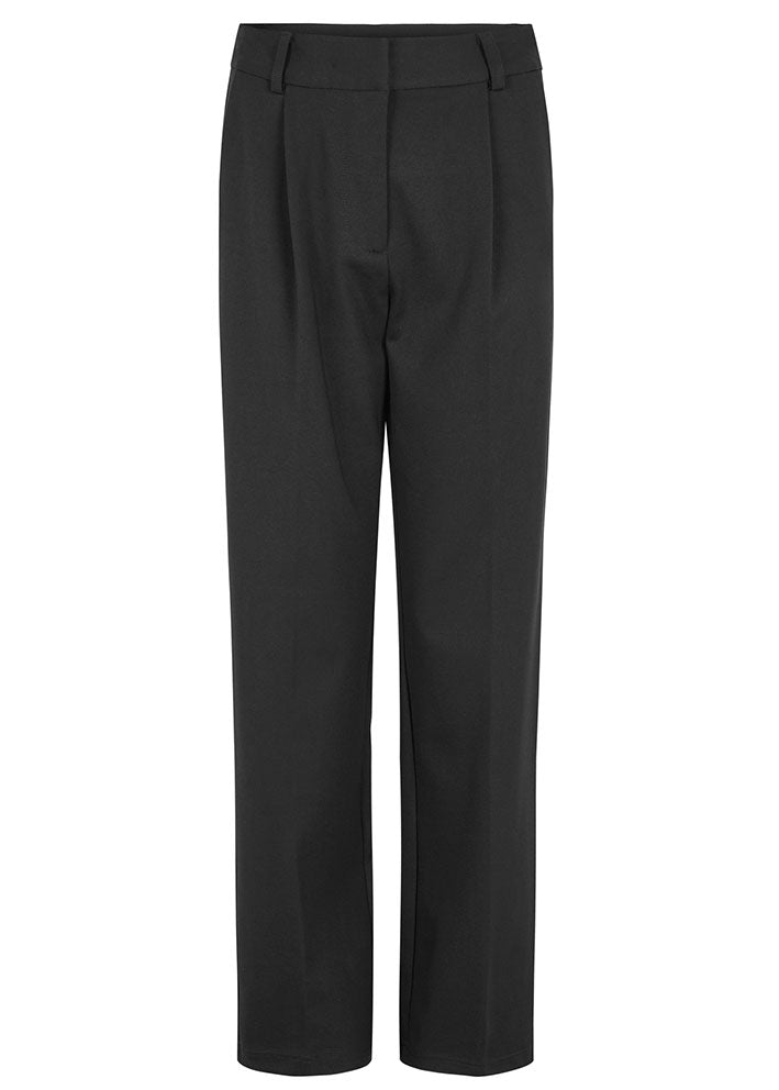 Soft Rebels Huma Vilja midwaist loose pant SR225-300 Black Online Hot Salg