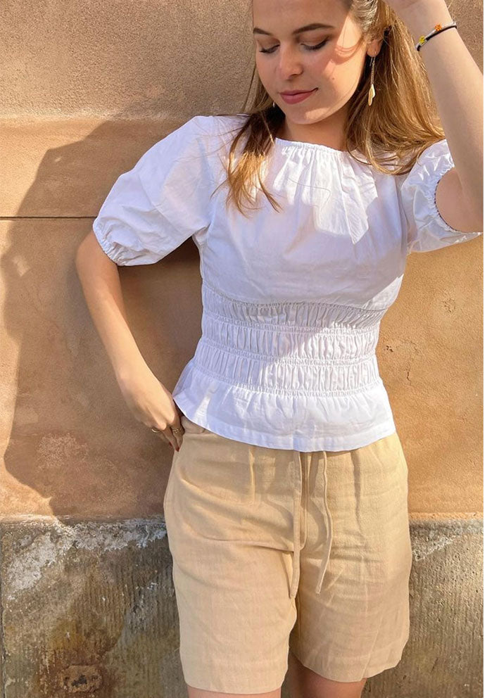Esmé Studios Maren Loose Hørshorts - Safari