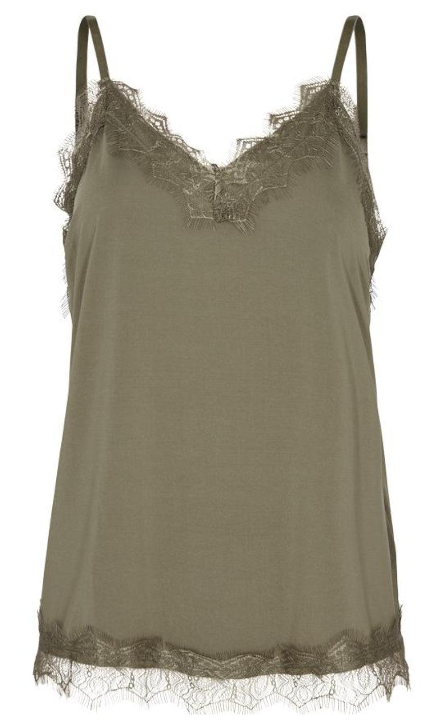 Freequent Top - Bicco - Deep Lichen Green