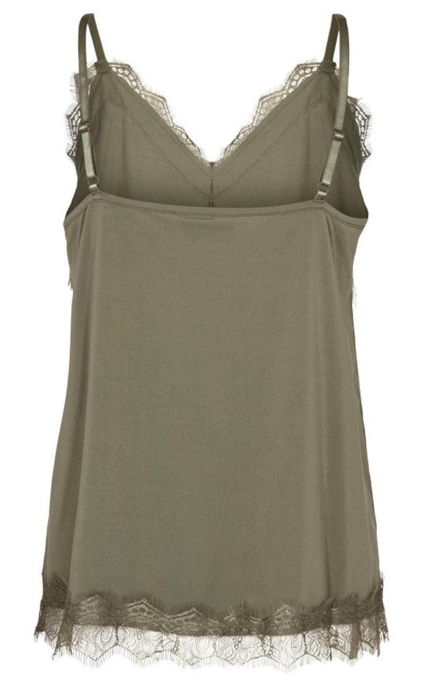 Freequent Top - Bicco - Deep Lichen Green