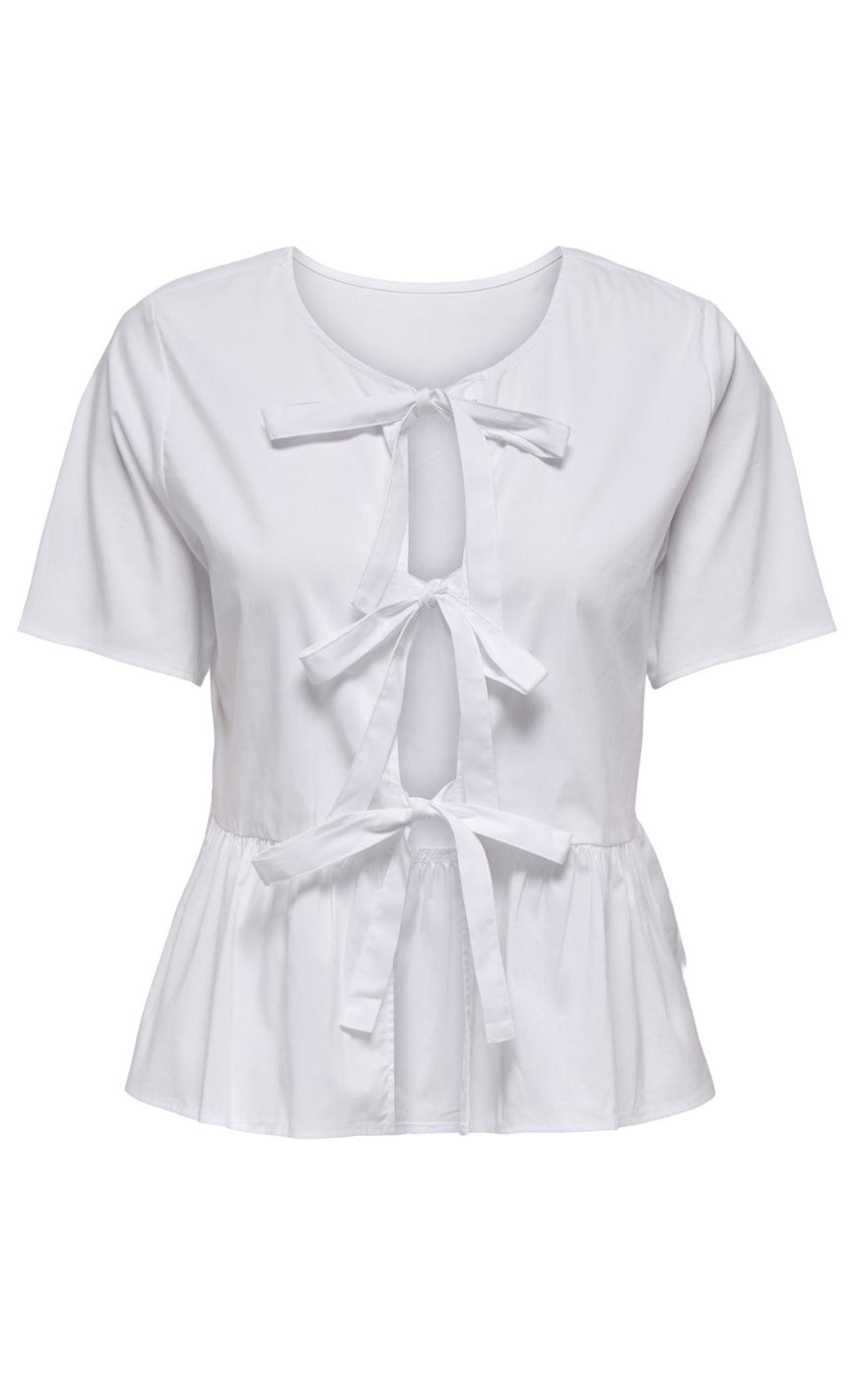 JDY Top - Mio - White Udsalg