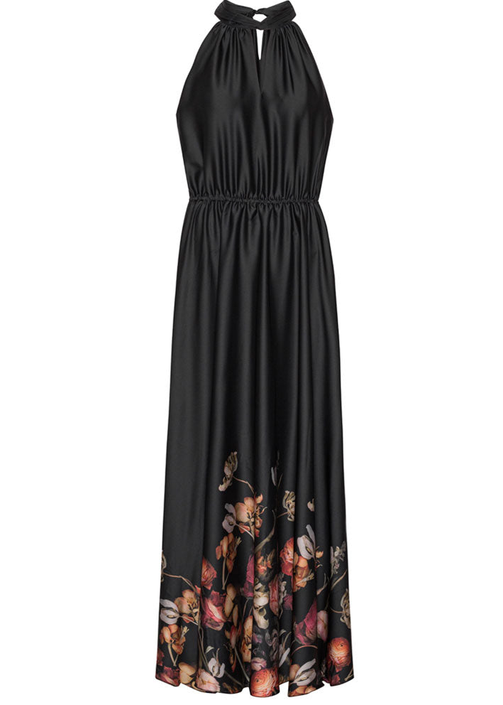 Karmamia Ava Maxi Dress - Black Blossom