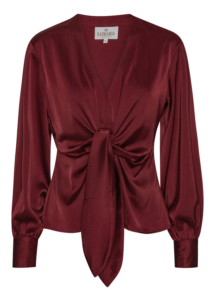 Karmamia Blair Blouse - Semi Rich Merlot