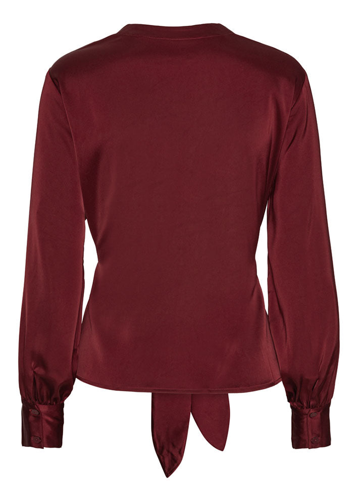 Karmamia Blair Blouse - Semi Rich Merlot