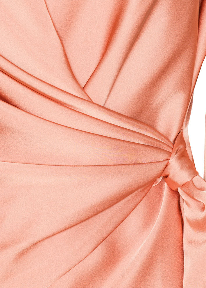 Karmamia Ines Blouse - Slå-om-bluse - Semi Rich Peach