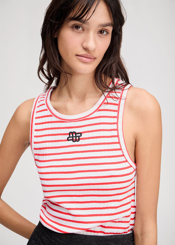 Munthe Tezza Top - Red Stripe