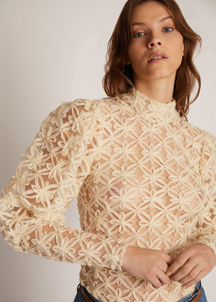 Munthe Thiki Bluse - Creme