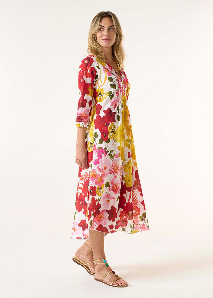 One Season Long Poppy Kjole - Flamenco Yellow