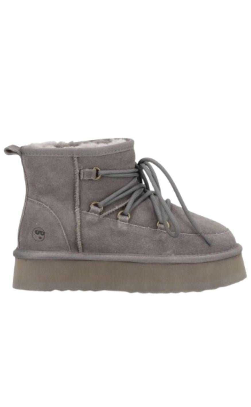 Phenumb Støvle - Dumble XL Lace - Grey Dark Online Hot Salg