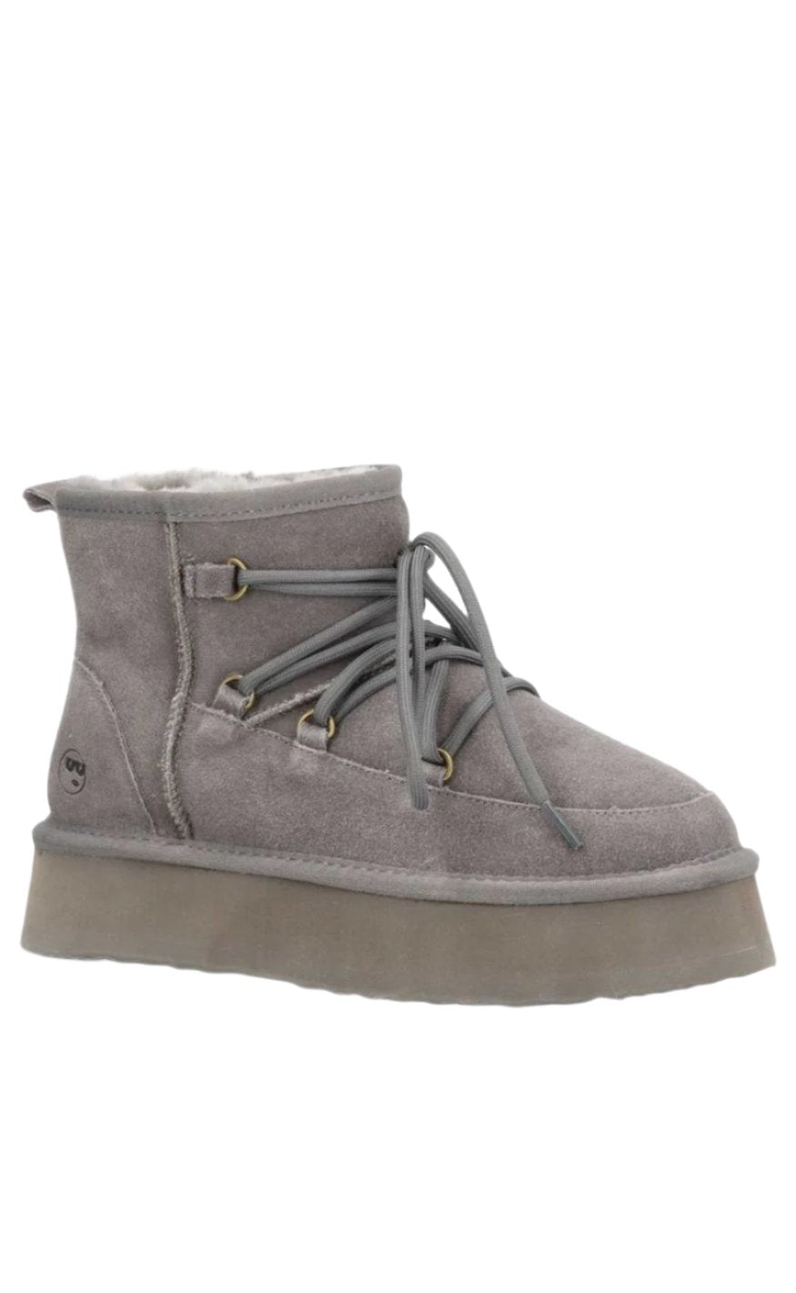 Phenumb Støvle - Dumble XL Lace - Grey Dark Online Hot Salg