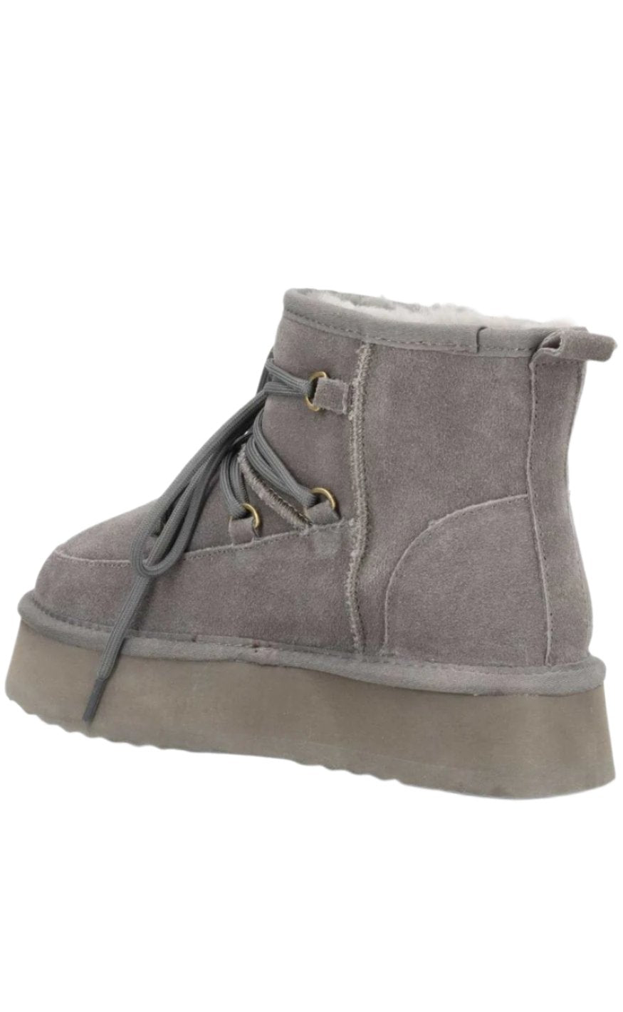 Phenumb Støvle - Dumble XL Lace - Grey Dark Online Hot Salg