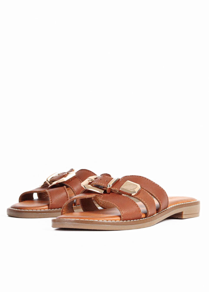 Bukela Rachel Sandaler - Cognac
