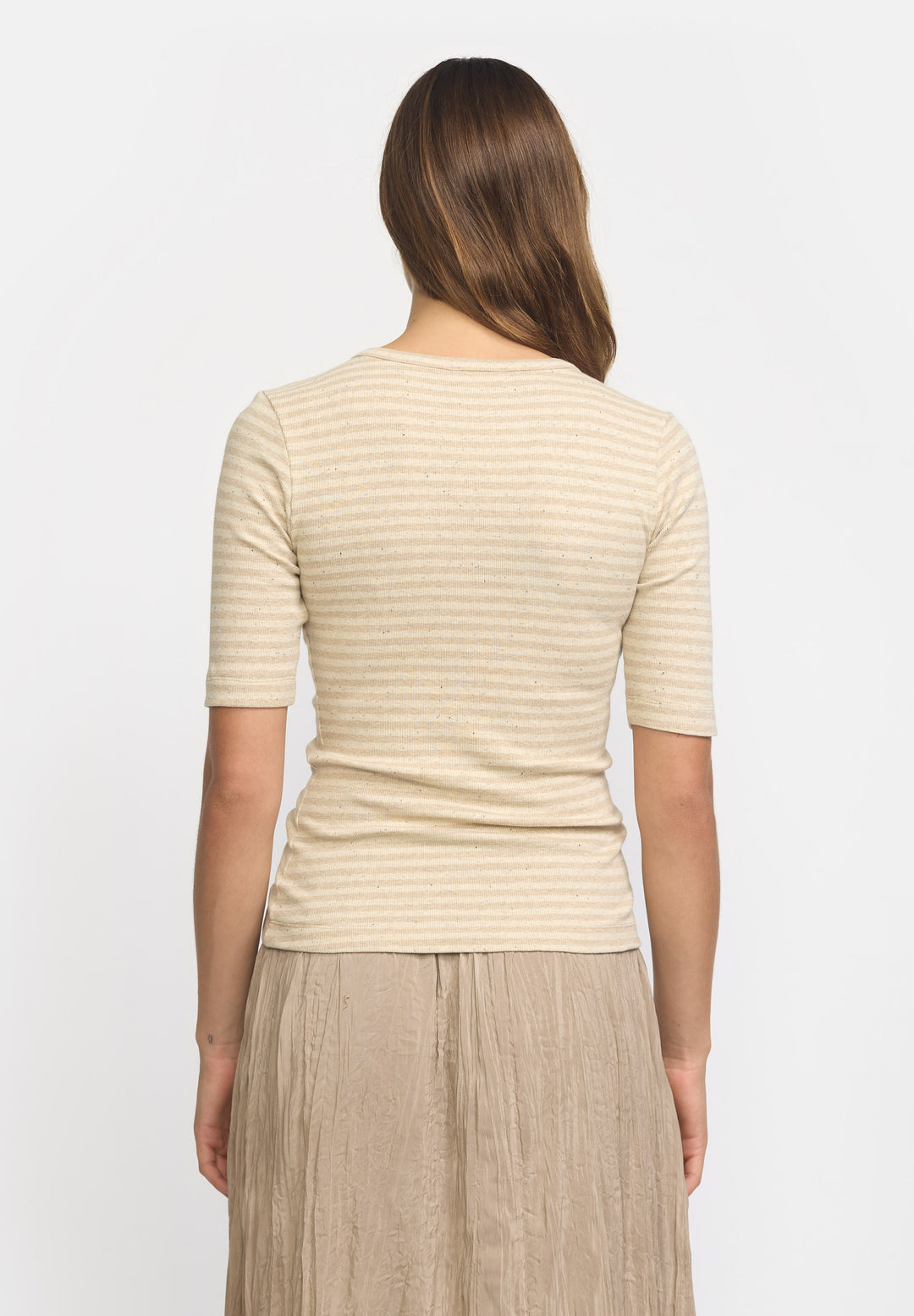 Esmé Studios Bloom Stripe 2/4 T-shirt - Buttercream
