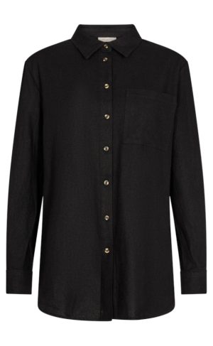 Freequent Skjorte - Lava Simple - Black