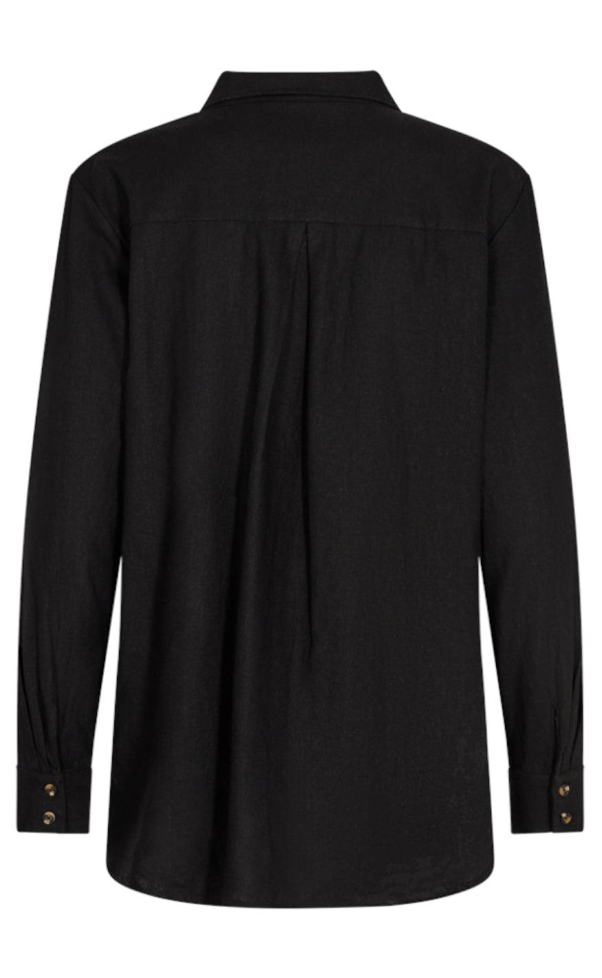 Freequent Skjorte - Lava Simple - Black