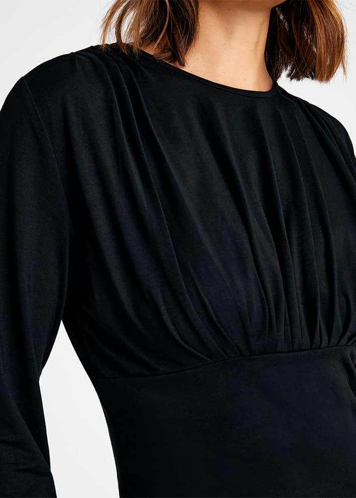 Gustav Jina t-shirt L/S 56706 Washed Black
