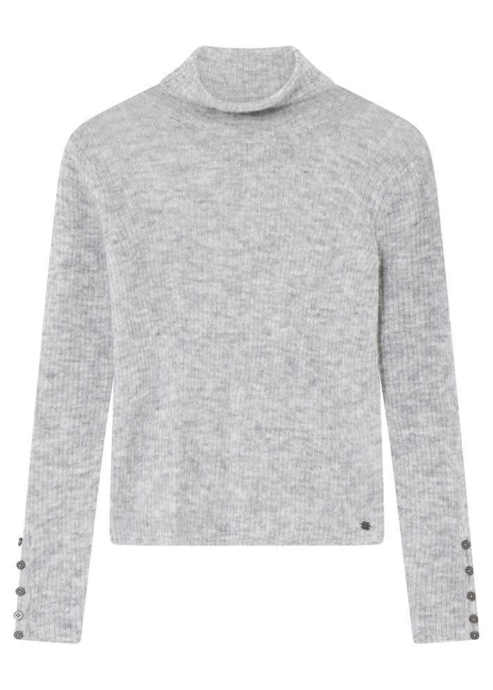 Gustav Rotem knit roll neck 55412 Rullekrave - Steel
