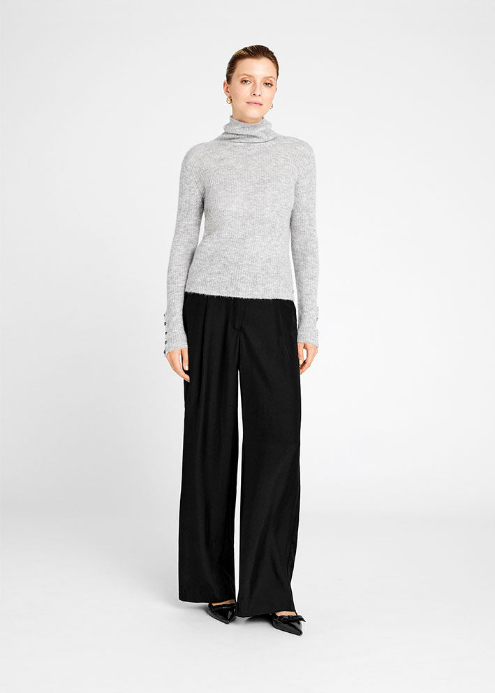 Gustav Rotem knit roll neck 55412 Rullekrave - Steel