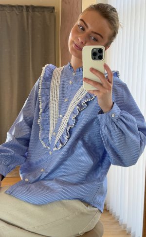 Love & Divine Skjorte - Love1295 - Blue/White