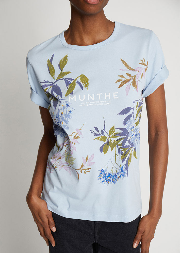 Munthe Silly T-shirt - Light Blue