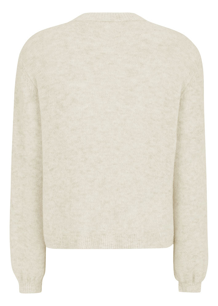 Soft Rebels Allison O-neck Cardigan SRX2112-200 Arctic Wolf
