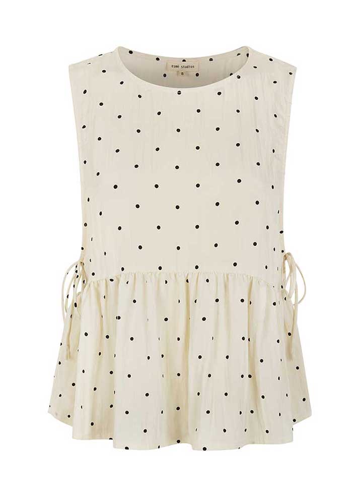 Esmé Studios Malia Top - Whitecap Gray