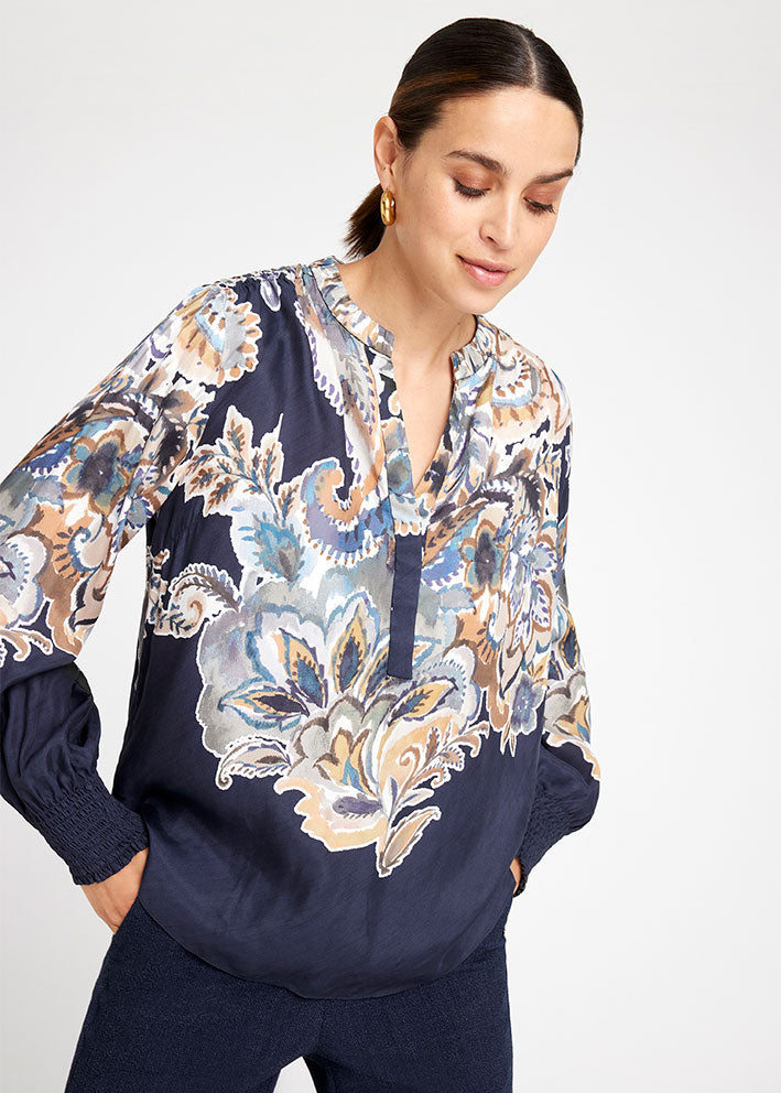 Gustav Sikka blouse 54619 Bluse - After Midnight w. Print