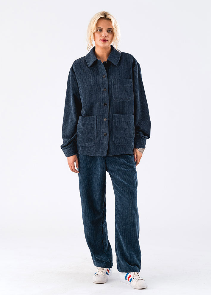 Lollys Laundry Bill Bukser - Dark Blue Online Hot Salg