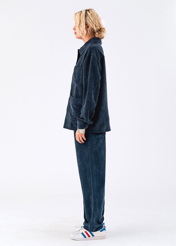 Lollys Laundry Bill Bukser - Dark Blue Online Hot Salg